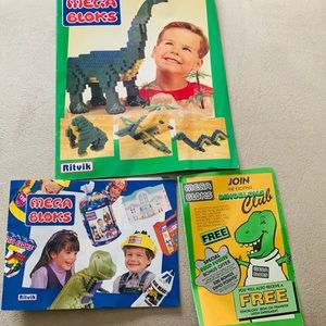Mega Bloks Dinosaur Rituik Vintage 1993 Kids